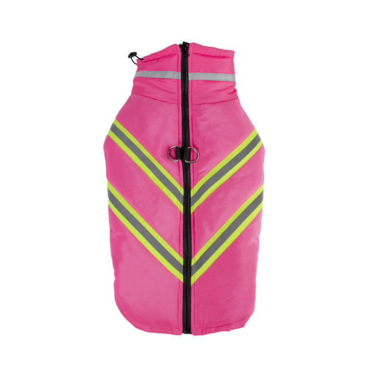 Cappotto Sportivo per Cani con Zip, Riflettenti e Coulisse Antifreddo