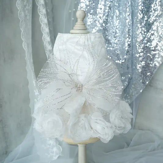 Vestito Sposa Cani Strass - Abito Elegante Matrimonio by Dog Moda