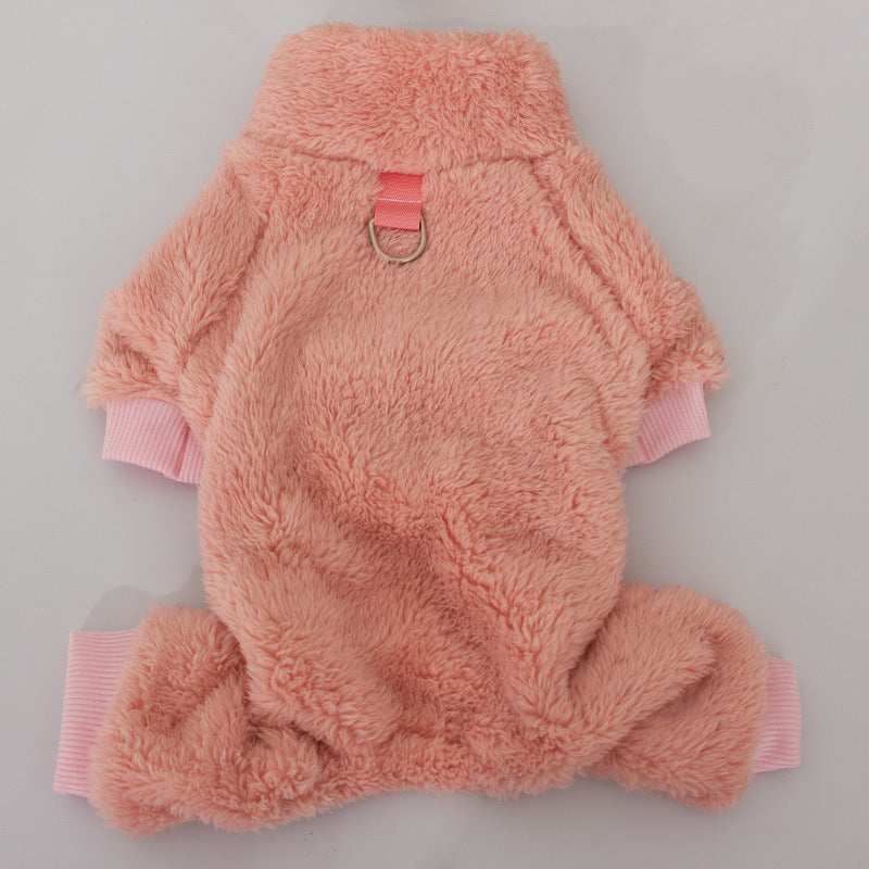 "Snow Dream" Fleece Dog Jumpsuit