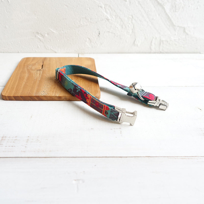 "Blue Moon" Adjustable Nylon Pet Collar - Style, Safety and Comfort for Your Four-Legged Friend