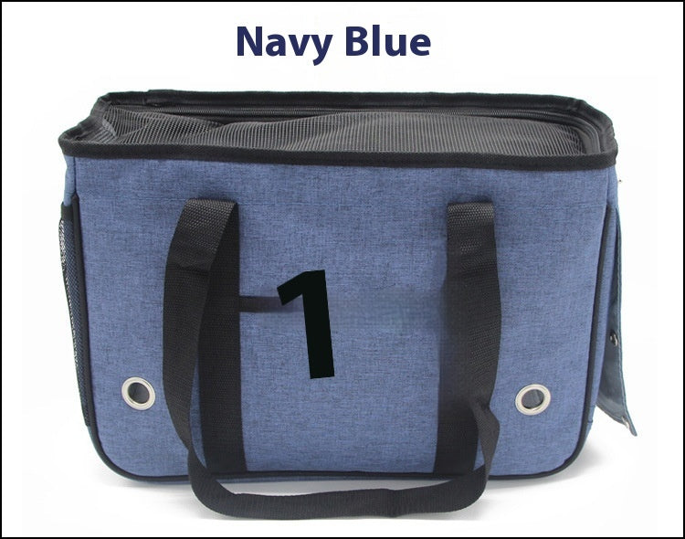 Trasportino per Cani e Gatti - Leggero e Traspirante con 5 Tasche