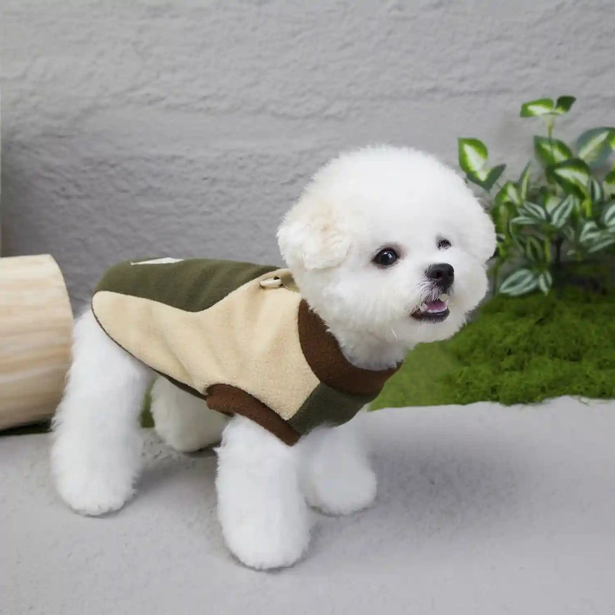 Felpa Cani Mountain Pile Sherpa Anello Pettorina Inverno by Dog Moda
