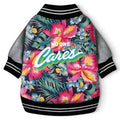 Sudadera para perros con estampado floral y texto "No One Cares"