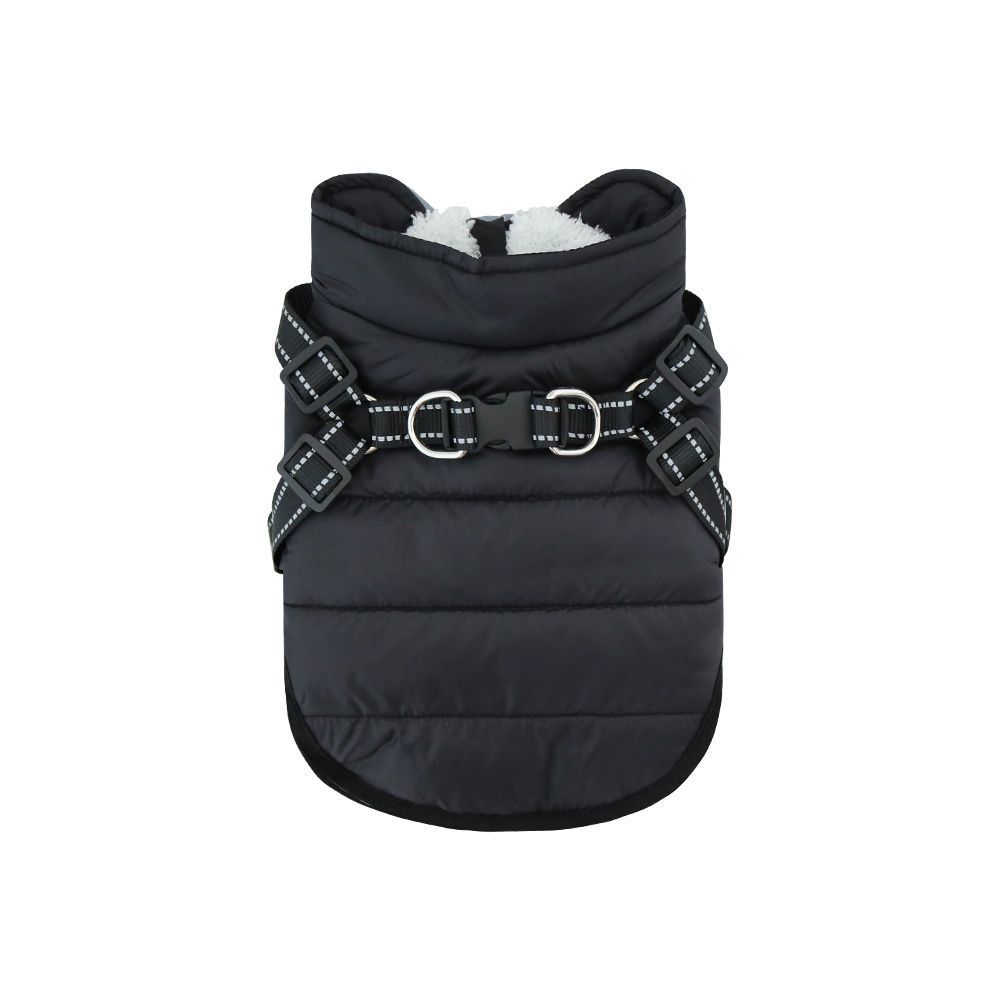 Padded Dog Coat with Integrated Harness