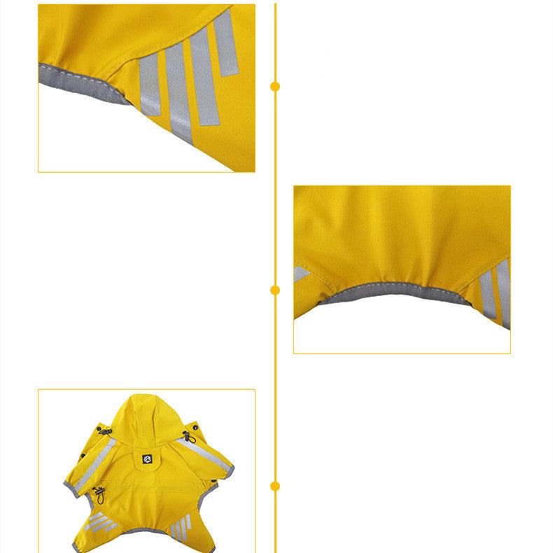 Dog Raincoat and Maltese with Breathable Hood "Cloudy"