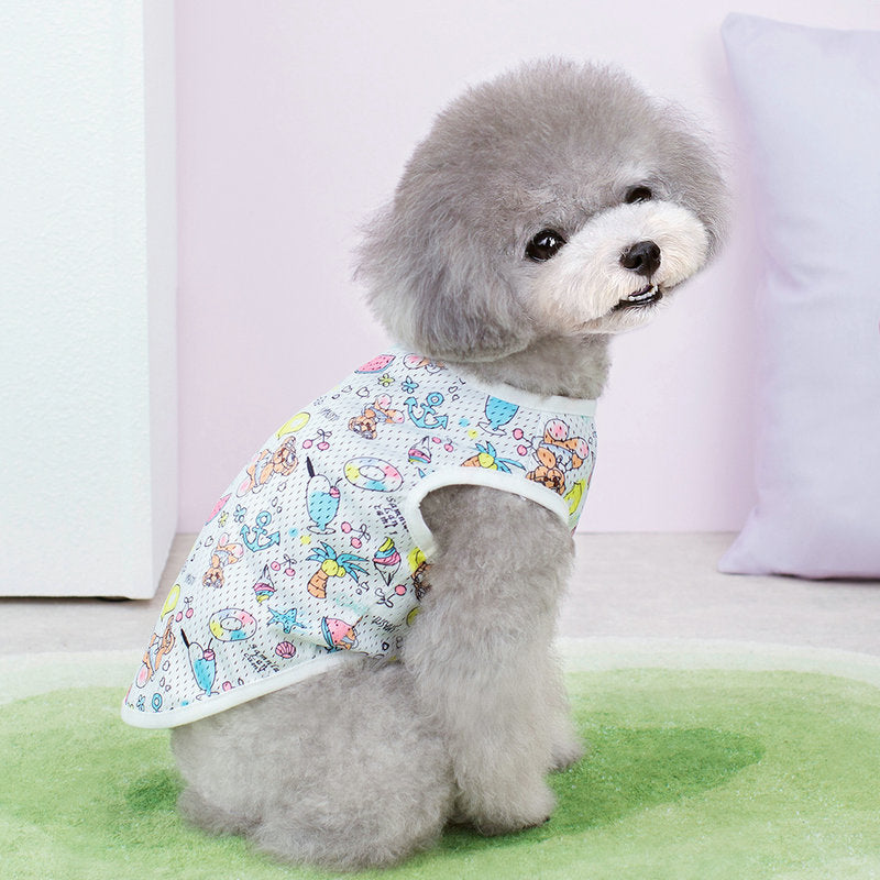 Maillot pour chiens protection solaire sans manches - UV et léger