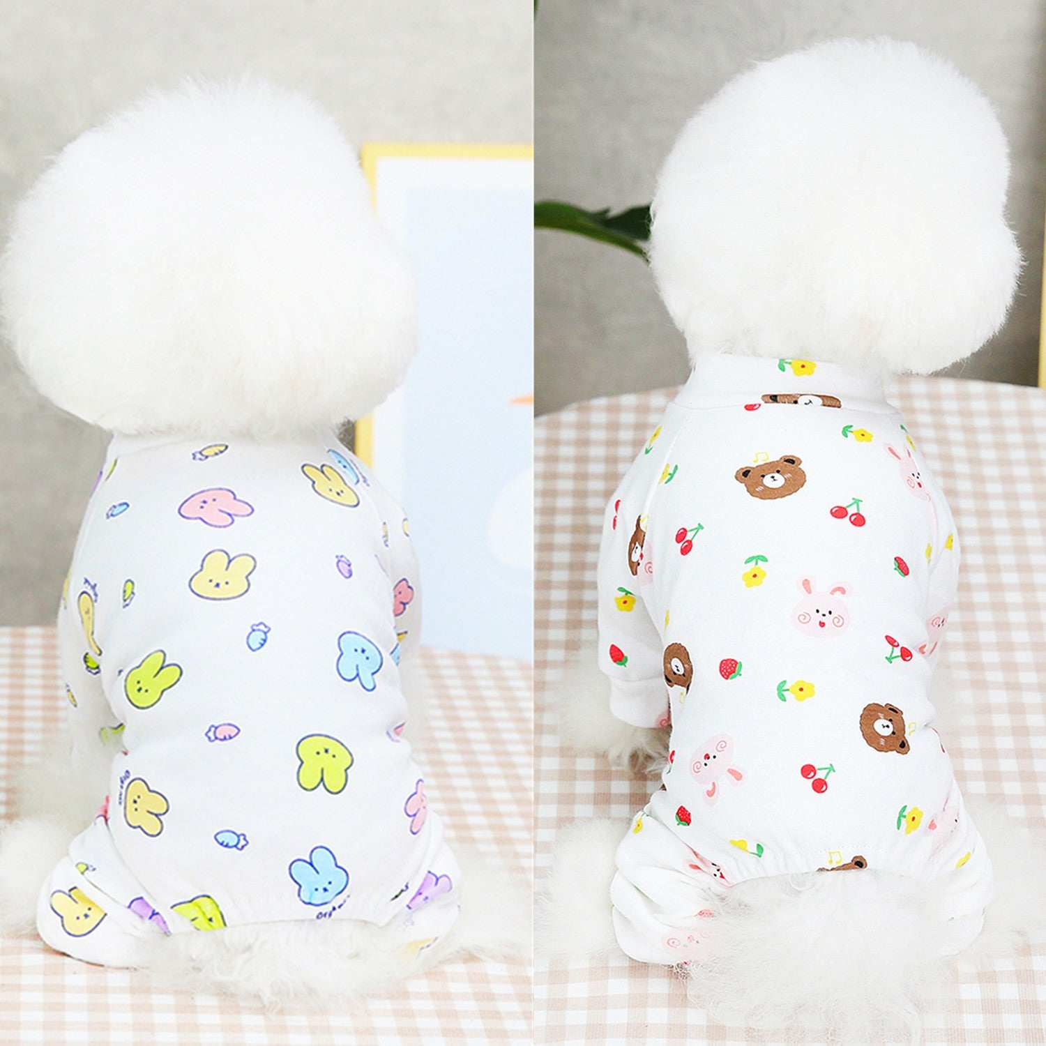 Maltese Dog Pajamas "Honey" - Comfort and Style for Four-Legged Dogs 