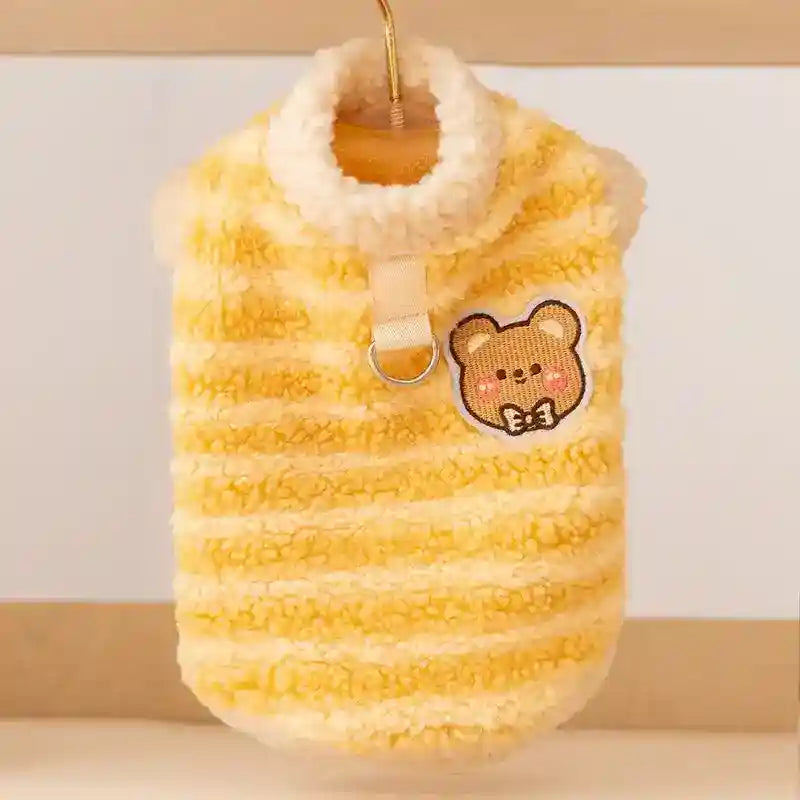 Chaleco Sherpa para Perros y Gatos - Acolchado Caliente de Invierno