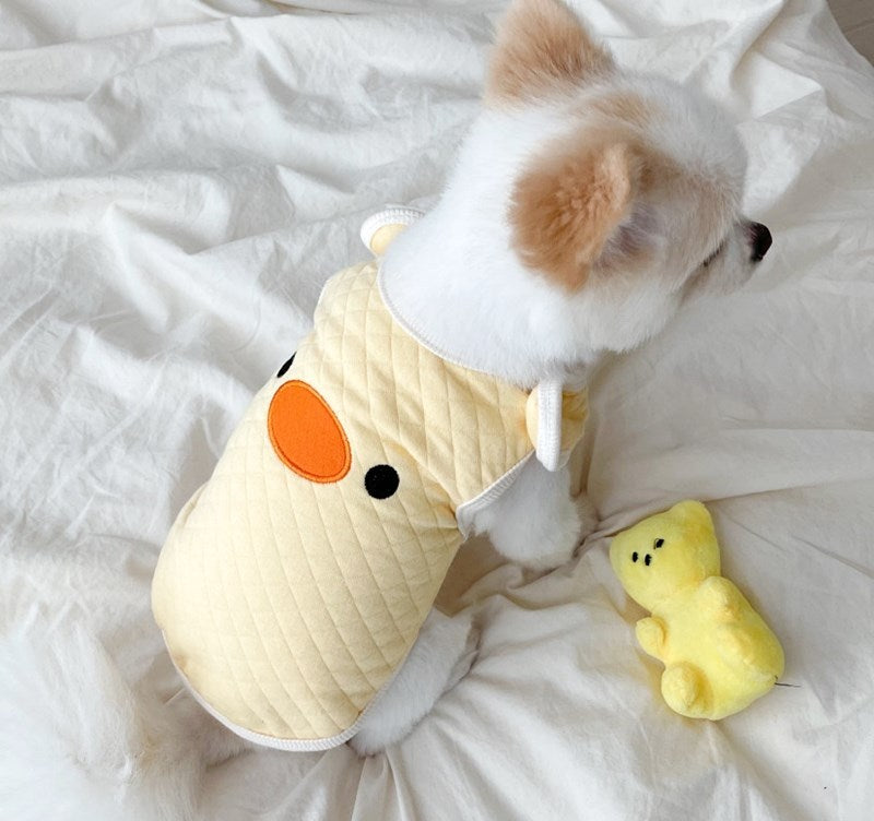 "Cip Cip" Hundeweste - Gelb mit Ente oder Pink mit Mickey Mouse