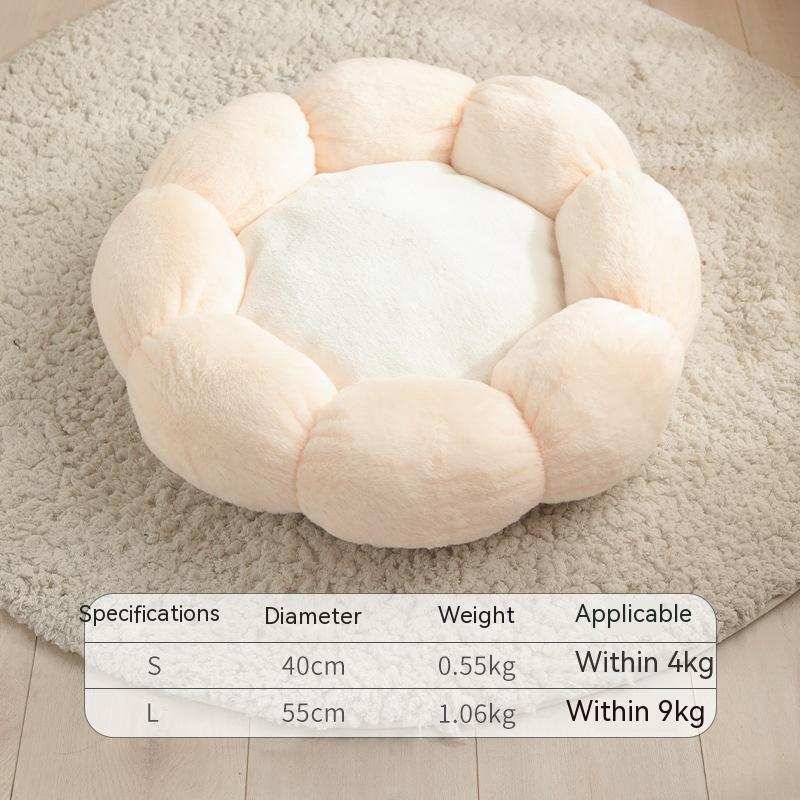 Flower Shape Dog Bed – Soft and Cozy Nest