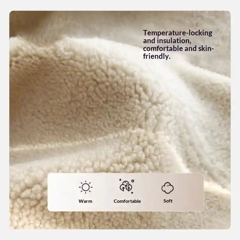 Suède jas voor honden - gevoerd met schapenvacht fleece