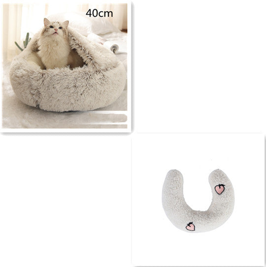 Cuccia Avvolgente "Comfort Ciambella" in Pile con Copertina - Dog Moda