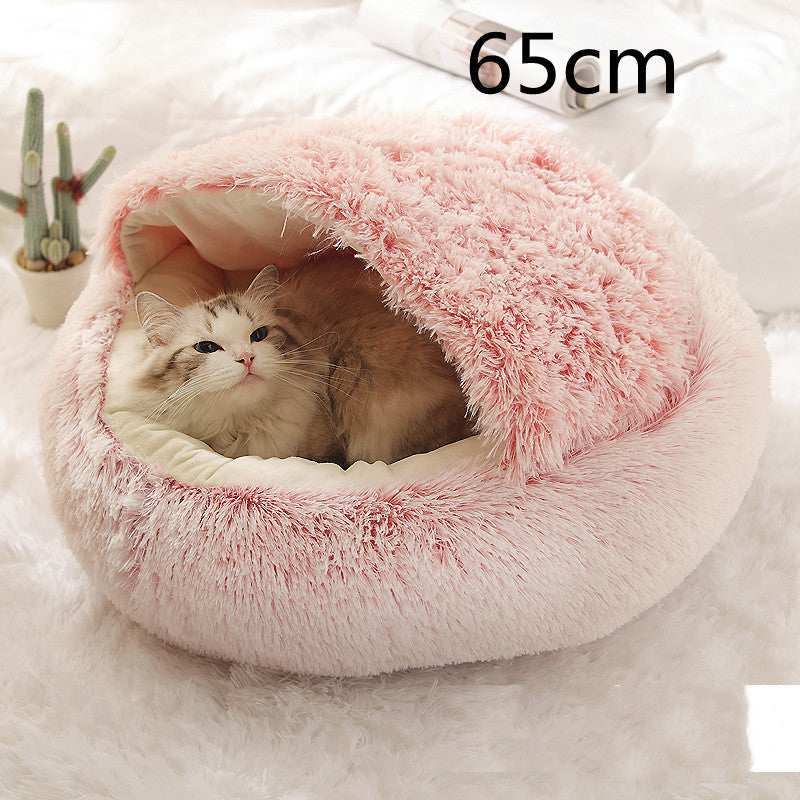 Cuccia Avvolgente "Comfort Ciambella" in Pile con Copertina - Dog Moda