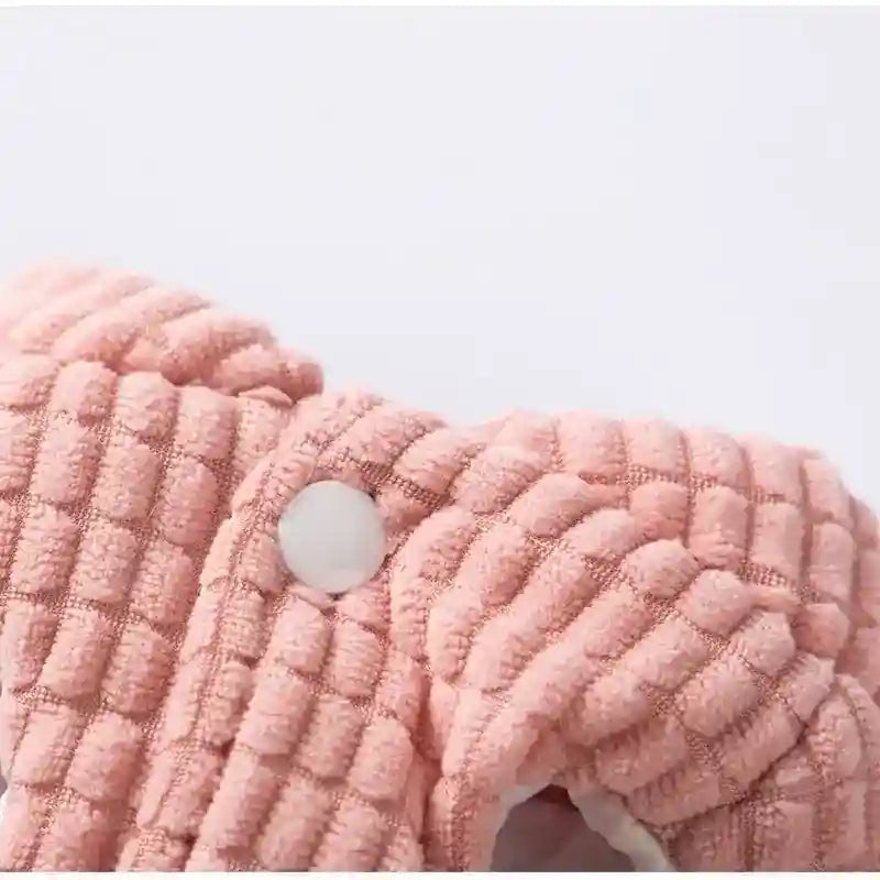 Abrigo Dorothy Rosa para Perros - Acolchado y Caliente