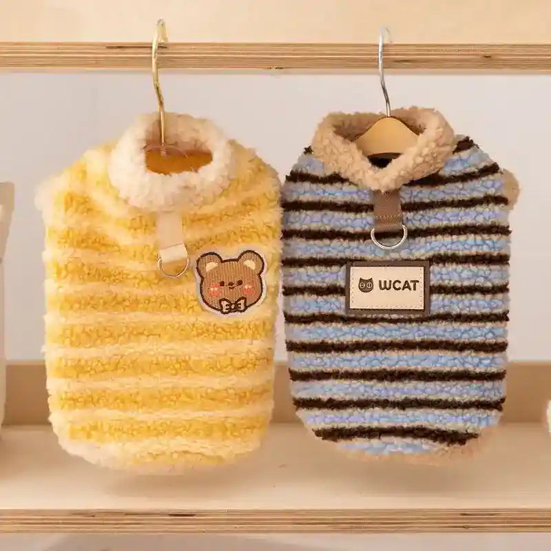 Chaleco Sherpa para Perros y Gatos - Acolchado Caliente de Invierno
