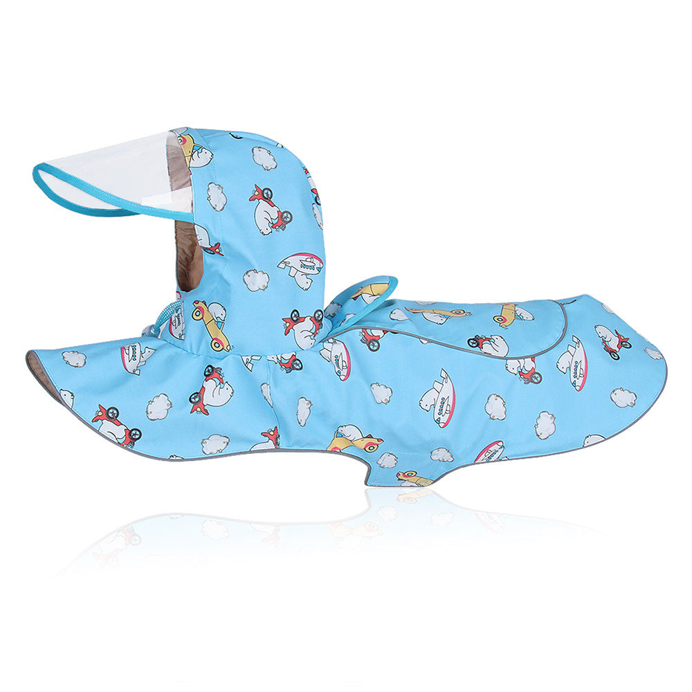 Raincoat for dogs with visor "Ruby"