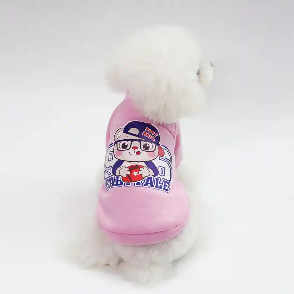 Felpa Pile Cani con Stampe - Cappuccio e Design Trendy by Dog Moda