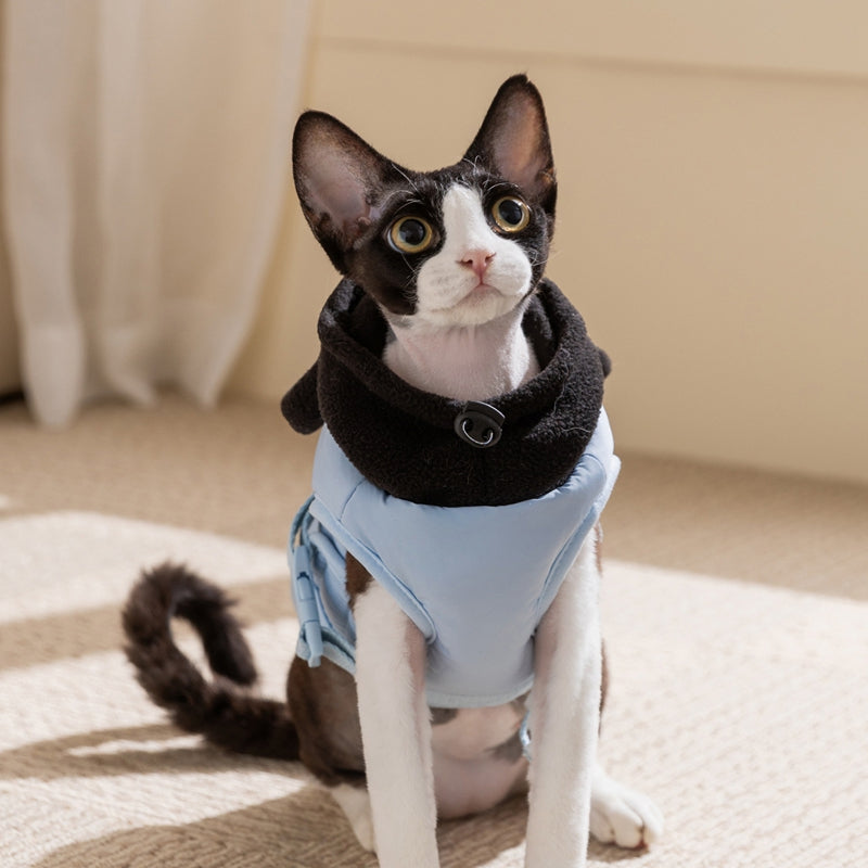 Cappotto Oliver con Cappuccio per Cani e Gatti - XS-XXL