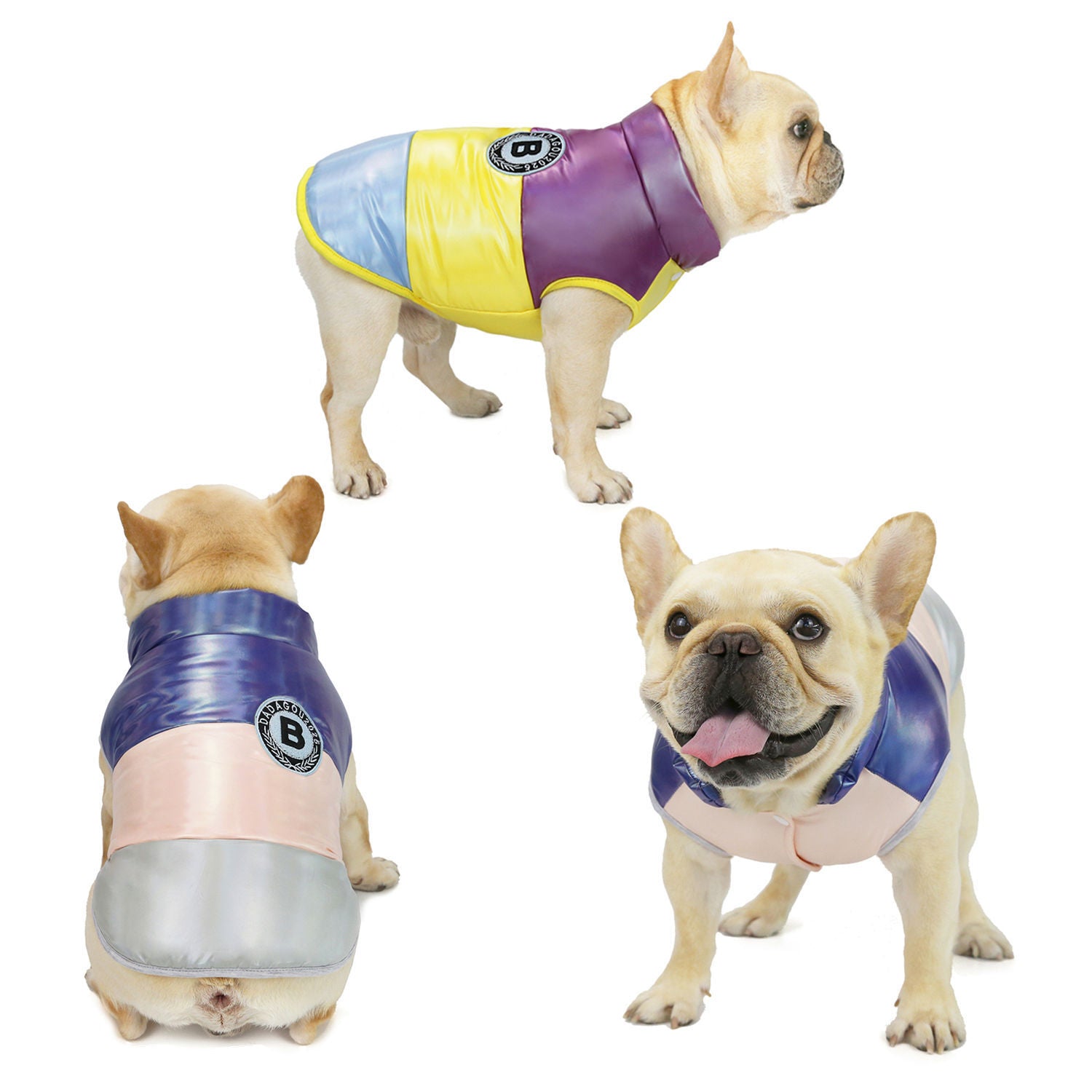 "Dadagou" Padded Sleeveless Dog Coat
