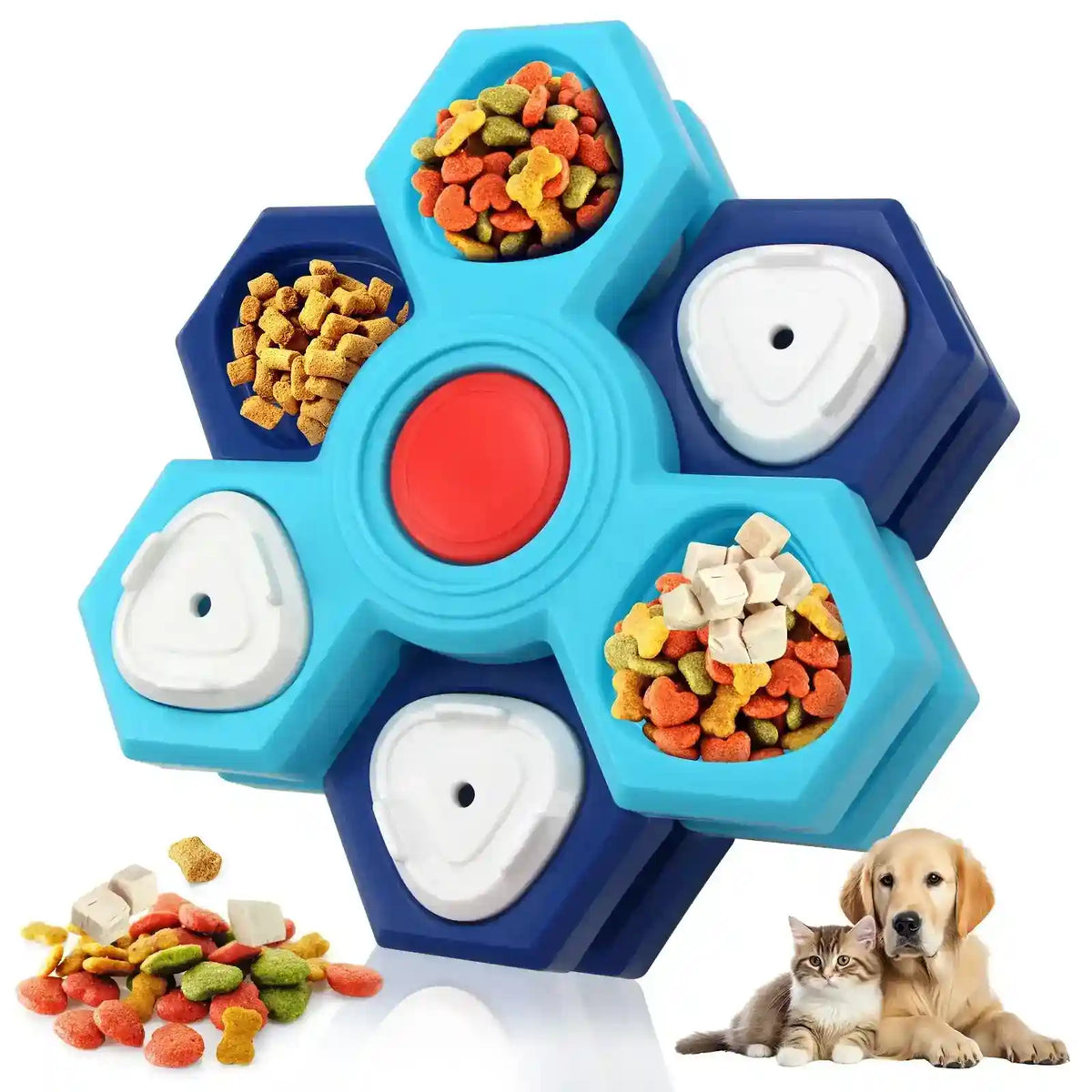Gioco Interattivo per Cani - Puzzle Antiscivolo Slow Feeder by null