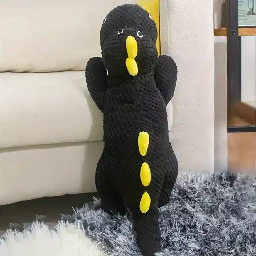 ぬいぐるみ 黒いドラゴン 犬用 50cm インタラクティブ 柔らかい