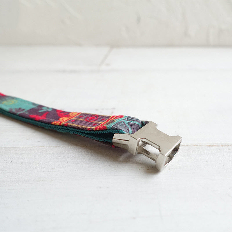 "Blue Moon" Adjustable Nylon Pet Collar - Style, Safety and Comfort for Your Four-Legged Friend