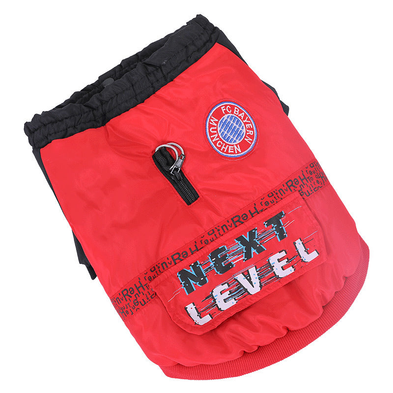Red Dog Jacket with Rings "Next Level"
