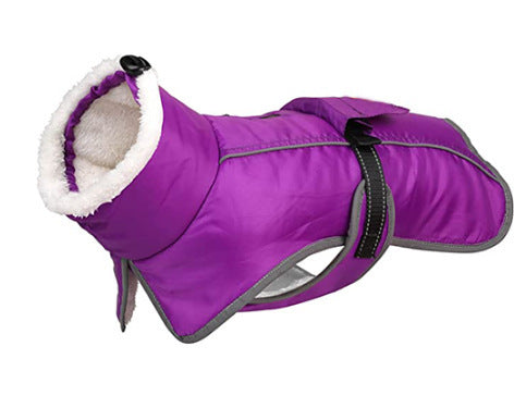 „Warm Cloud“ Hundemantel mit Fleece und Windschutz