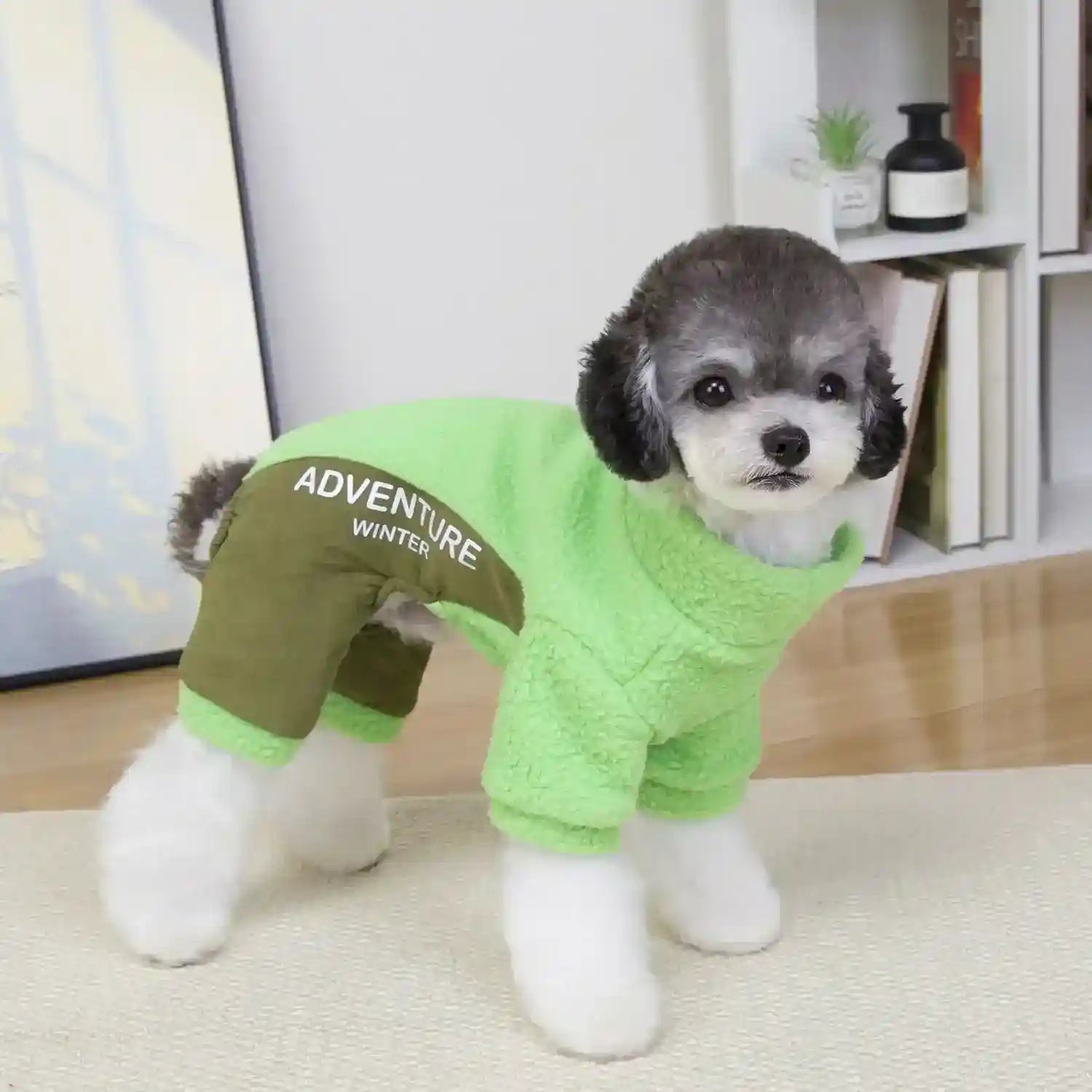 Vestito in Pile per Cani Adventure con 4 Zampe by Dog Moda