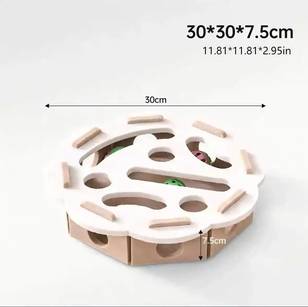 インタラクティブ猫用パズル音の出るボールおもちゃ