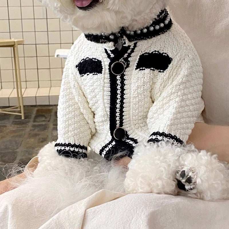 Dog sweater "Paradise" in bright patterns for little friends