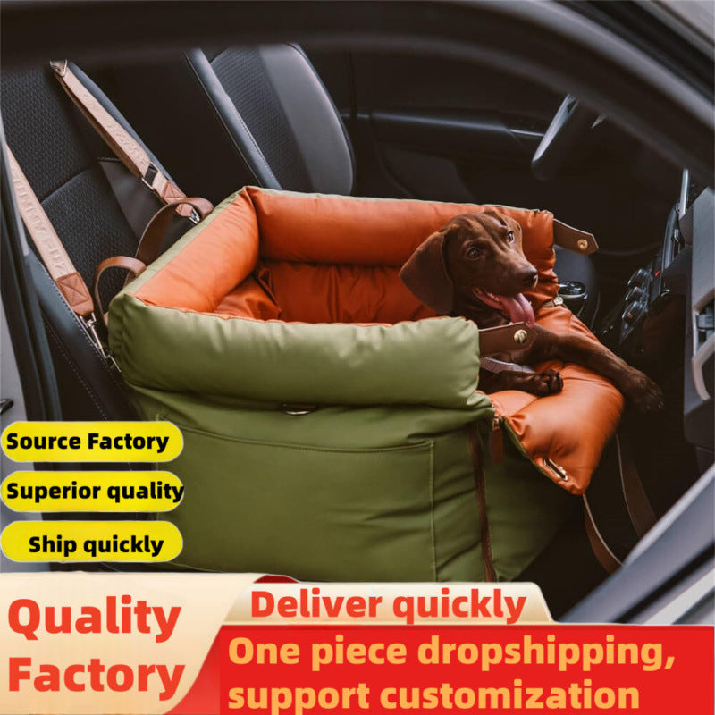 犬と猫用キャリーバッグ - ショルダーストラップとポケット付き開閉可能