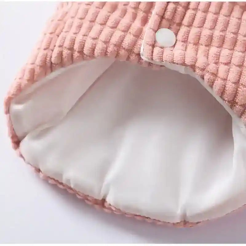 Abrigo Dorothy Rosa para Perros - Acolchado y Caliente