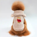 Teddybär-Hundemantel - Fleece mit Kapuze und Ohren