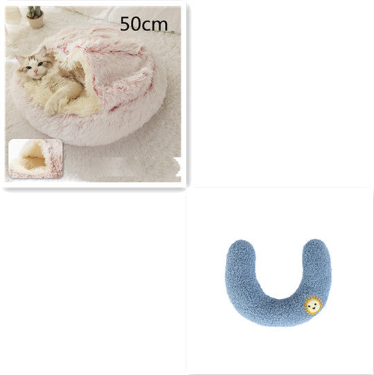 Cuccia Avvolgente "Comfort Ciambella" in Pile con Copertina - Dog Moda