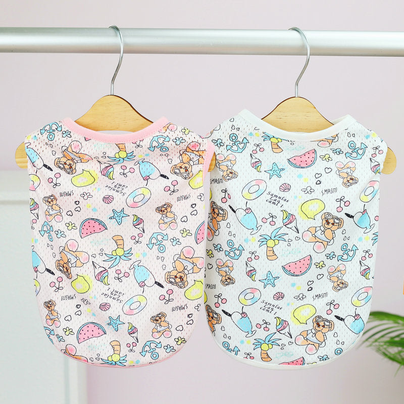 Maillot pour chiens protection solaire sans manches - UV et léger