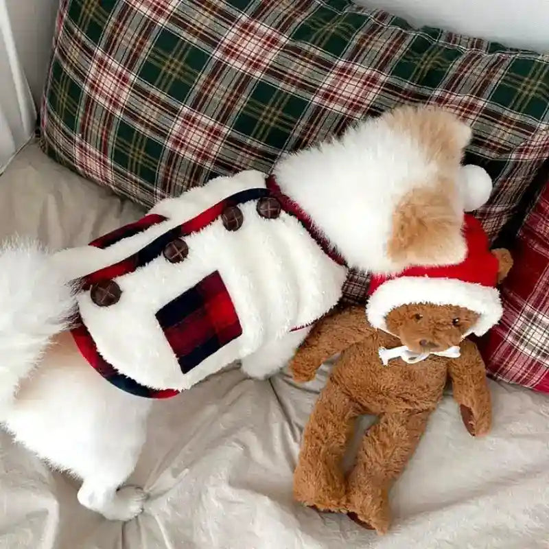For Autumn And Winter, Puppies, Two-legged Vests, Small And Medium-sized Dogs, Fleece Jackets, Cat Coats, Scarves, Pet Clothes by Dog Moda