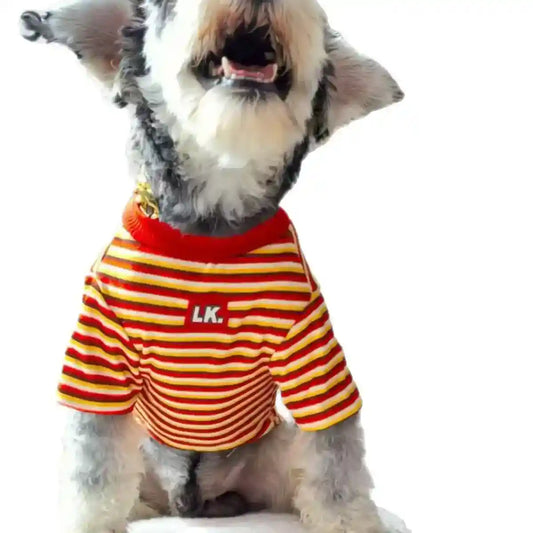 Maglia a Righe Elasticizzata per Cani - Calda e Confortevole by Dog Moda
