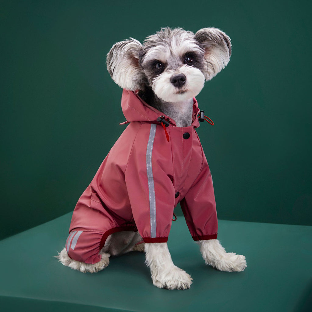 UrbanPaws 4-Legged Dog Raincoat - Rainproof