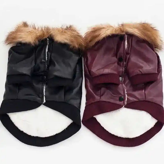 Cappottino Simil Pelle Gabrielle - Ecopelliccia e Pile by Dog Moda