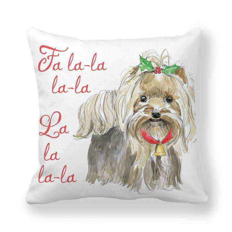 Fodera Cuscino Natale Cani - Decorazione Casa 45x45cm by Dog Moda