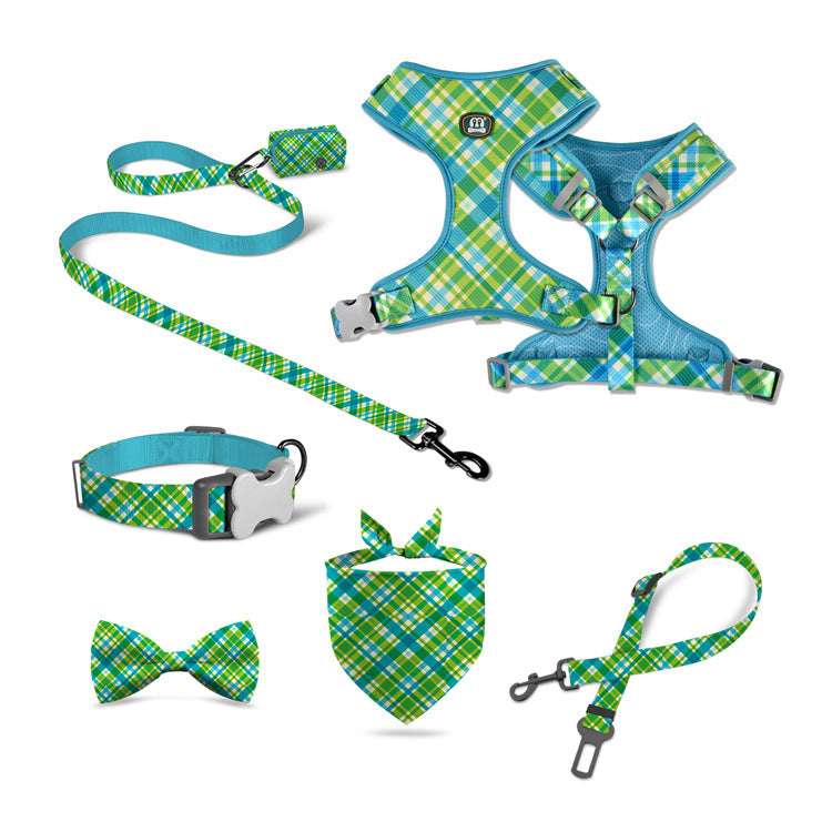 Harness and leash set for large dogs "Wonderland"