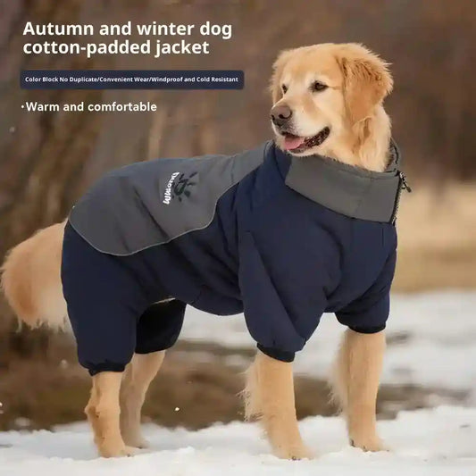 Cappotto Imbottito Cani 4 Zampe DUOMM Impermeabile XL-5XL by Dog Moda