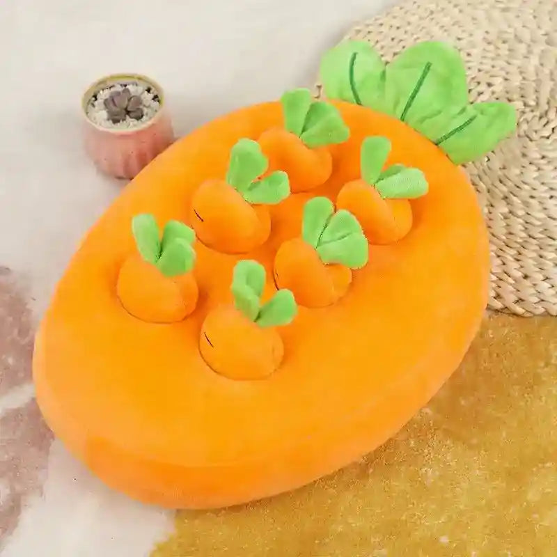 Gioco Peluche Cani Gatti Nascondi Snack Frutta Verdura by Dog Moda