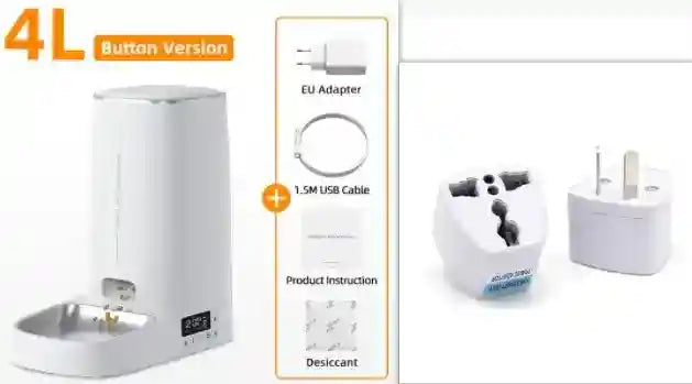 Distributore Automatico Cibo Cani Gatti 4L WiFi by Dog Moda