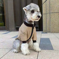 Abrigo para Perros Beige con Cremallera - Impermeable Acolchado