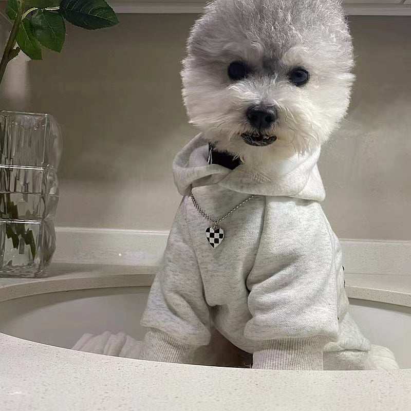 Warm and trendy "New York" dog hoodie