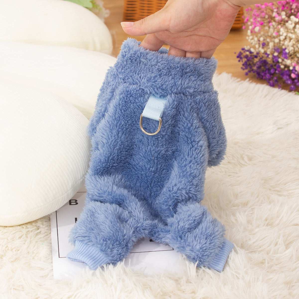 "Snow Dream" Fleece Dog Jumpsuit