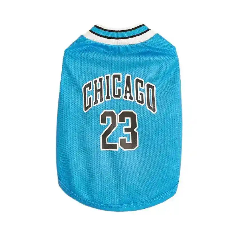 Maglia Basket Cani Chicago 23 Smanicata Traspirante by Dog Moda