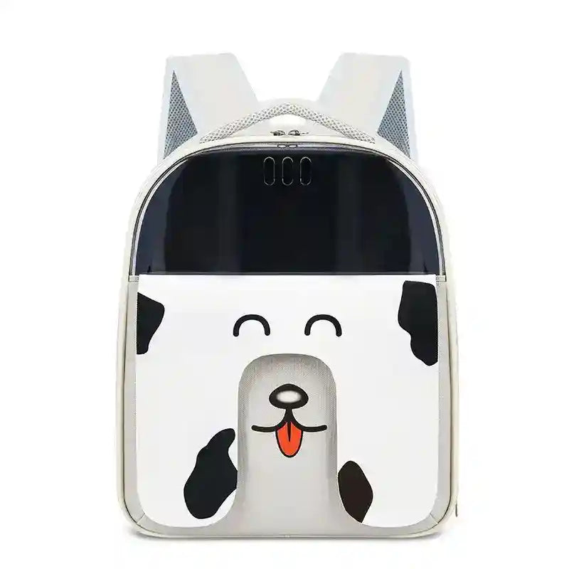 Zainetto Trasportino Cani Gatti - Design Viso Cagnolino by Dog Moda